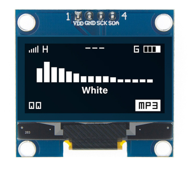 Oled Display Modul Sh Zoll X Einfarbig Wei