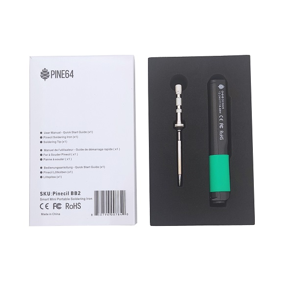 Pinecil v2 - Opensource Portable Soldering Iron with 65W and USB-C