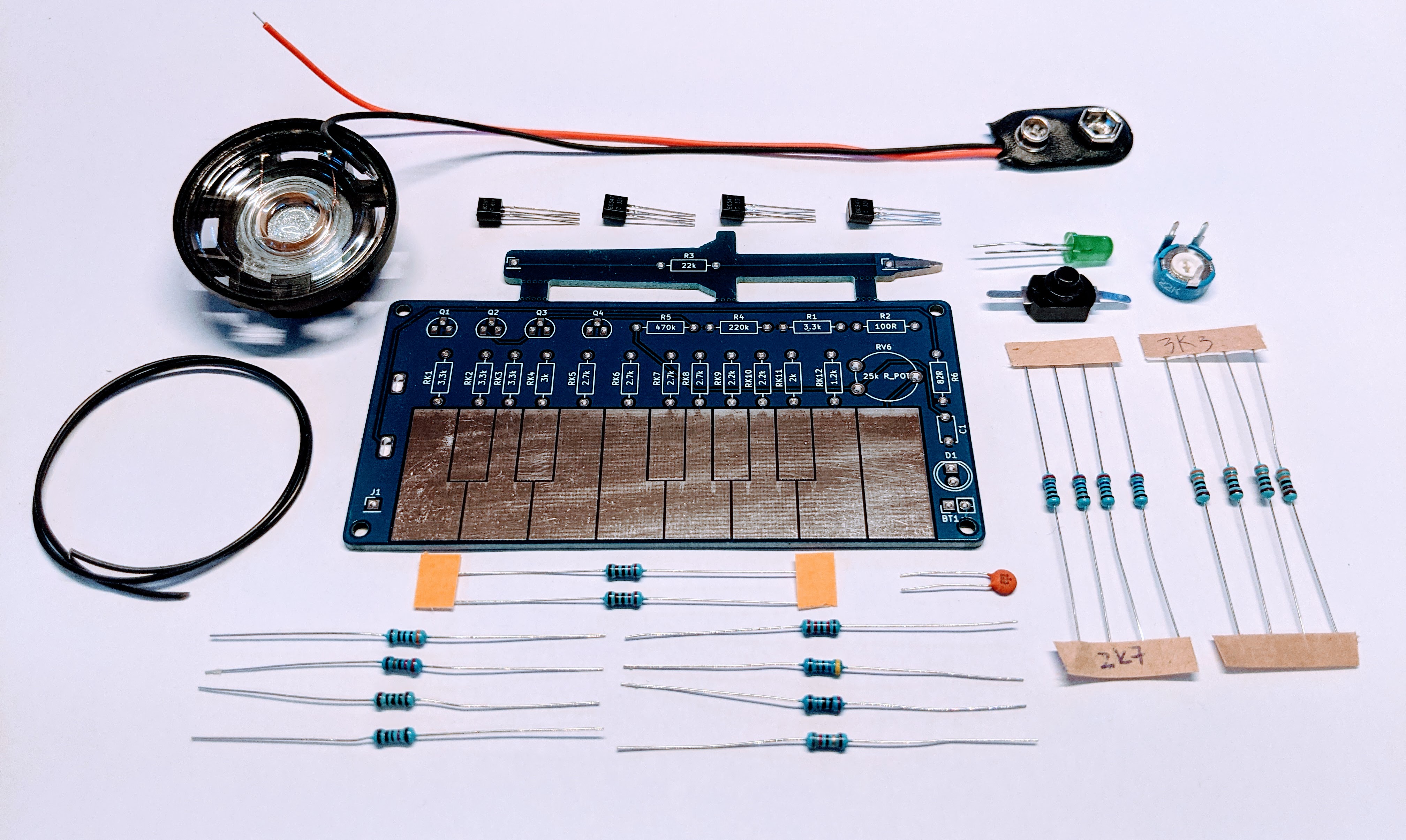 Sawtooth organ - Simple soldering kit for making music