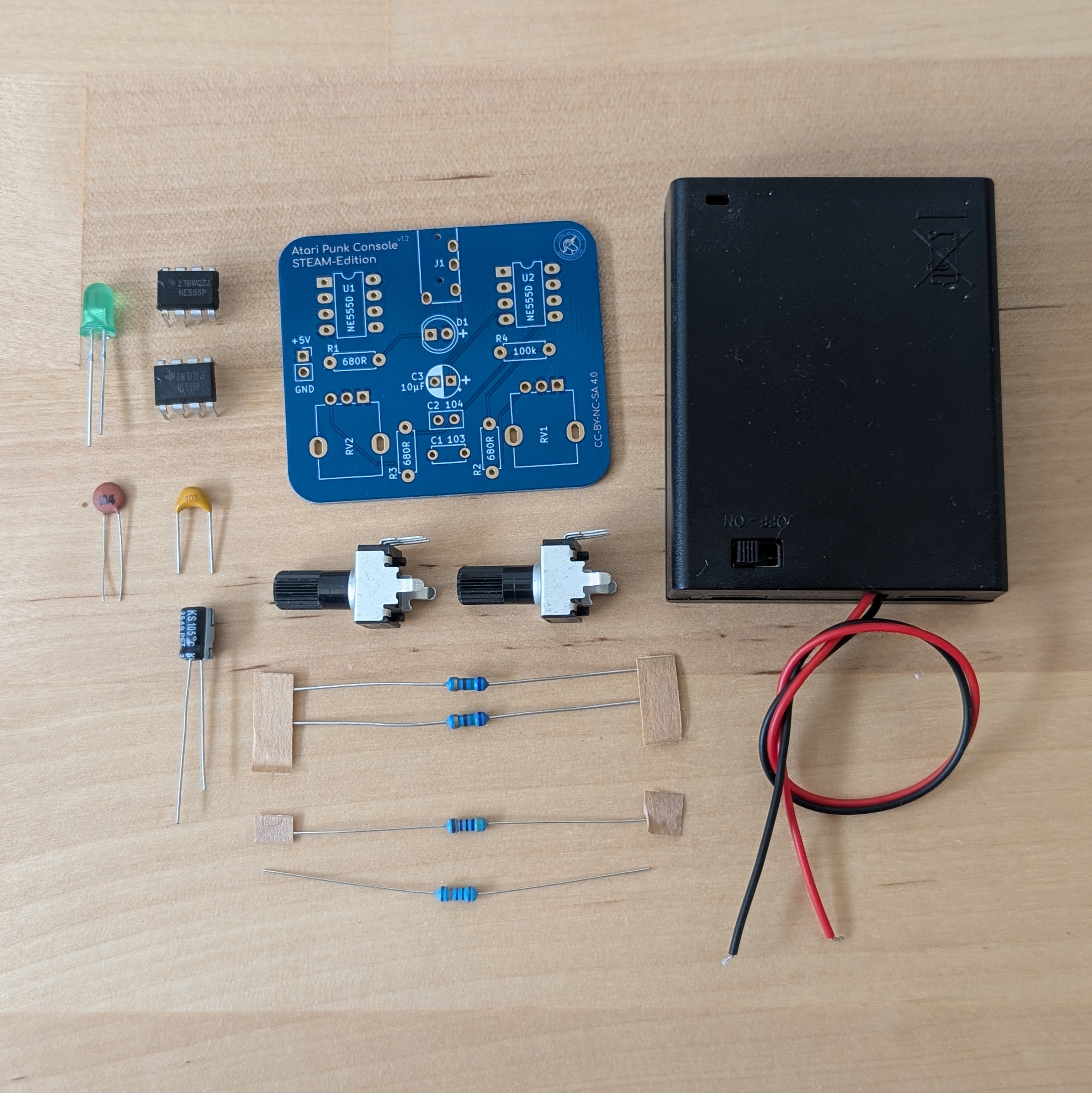 Atari Punk Console – DIY Soldering Kit for 8-Bit Sounds