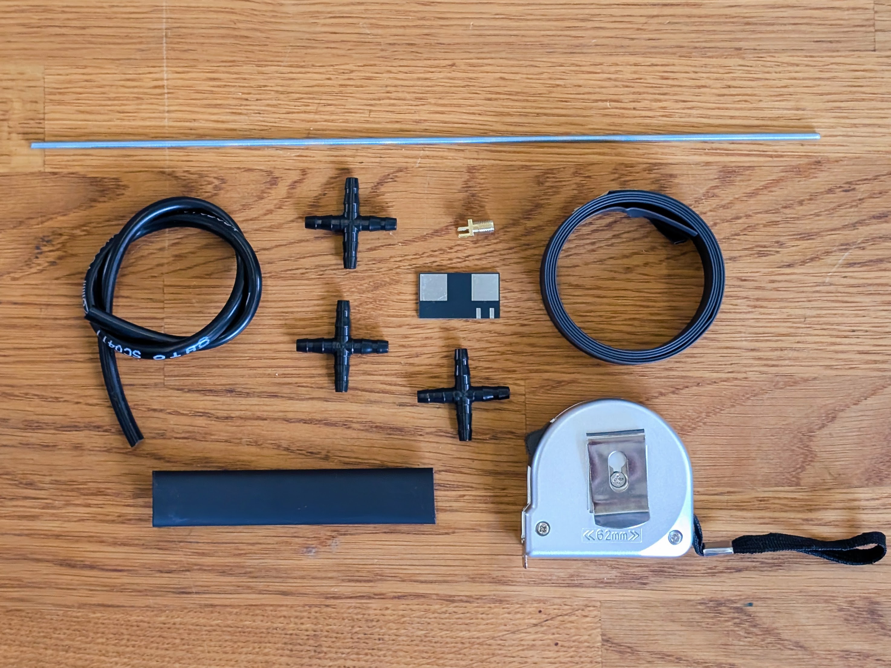 Draussenfuchs 433MHz Yagi Antennenbausatz - Die Einzelteile