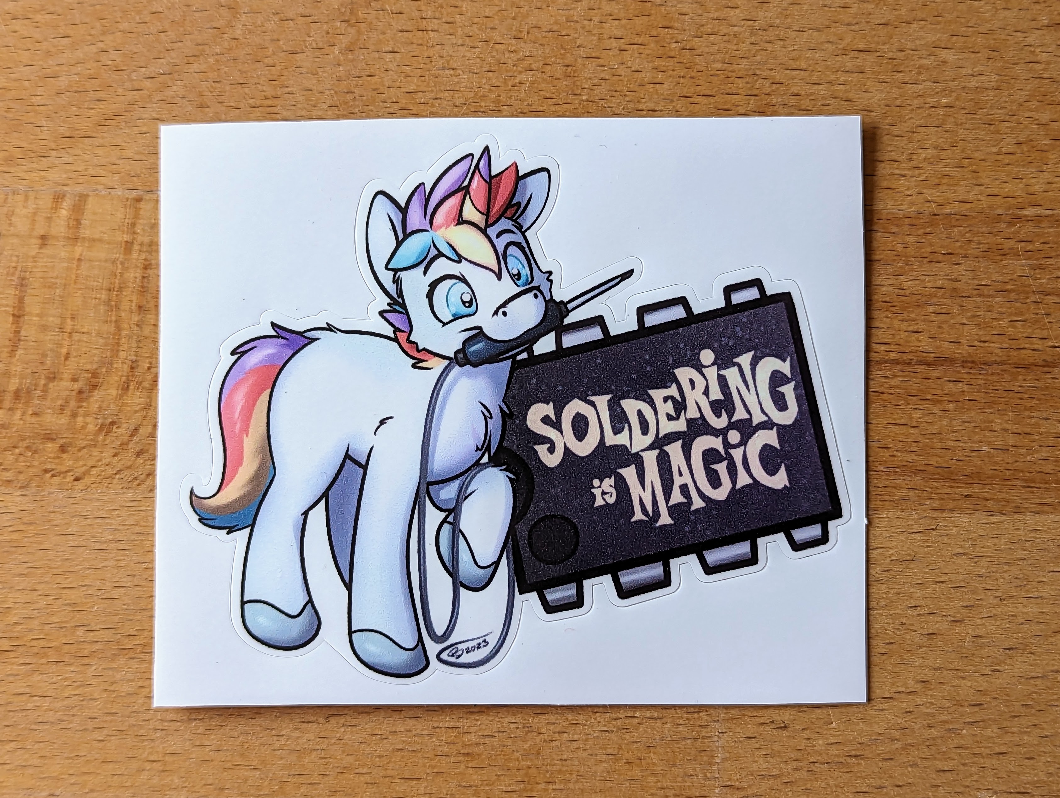 Sticker Pack: 5x Soldering is Magic Gary