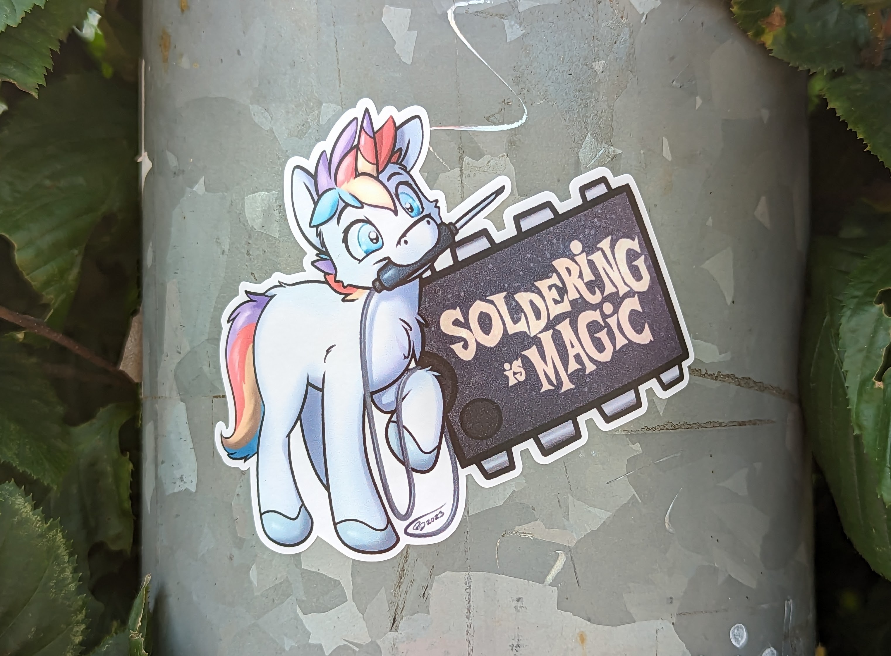 Sticker Pack: 5x Soldering is Magic Gary