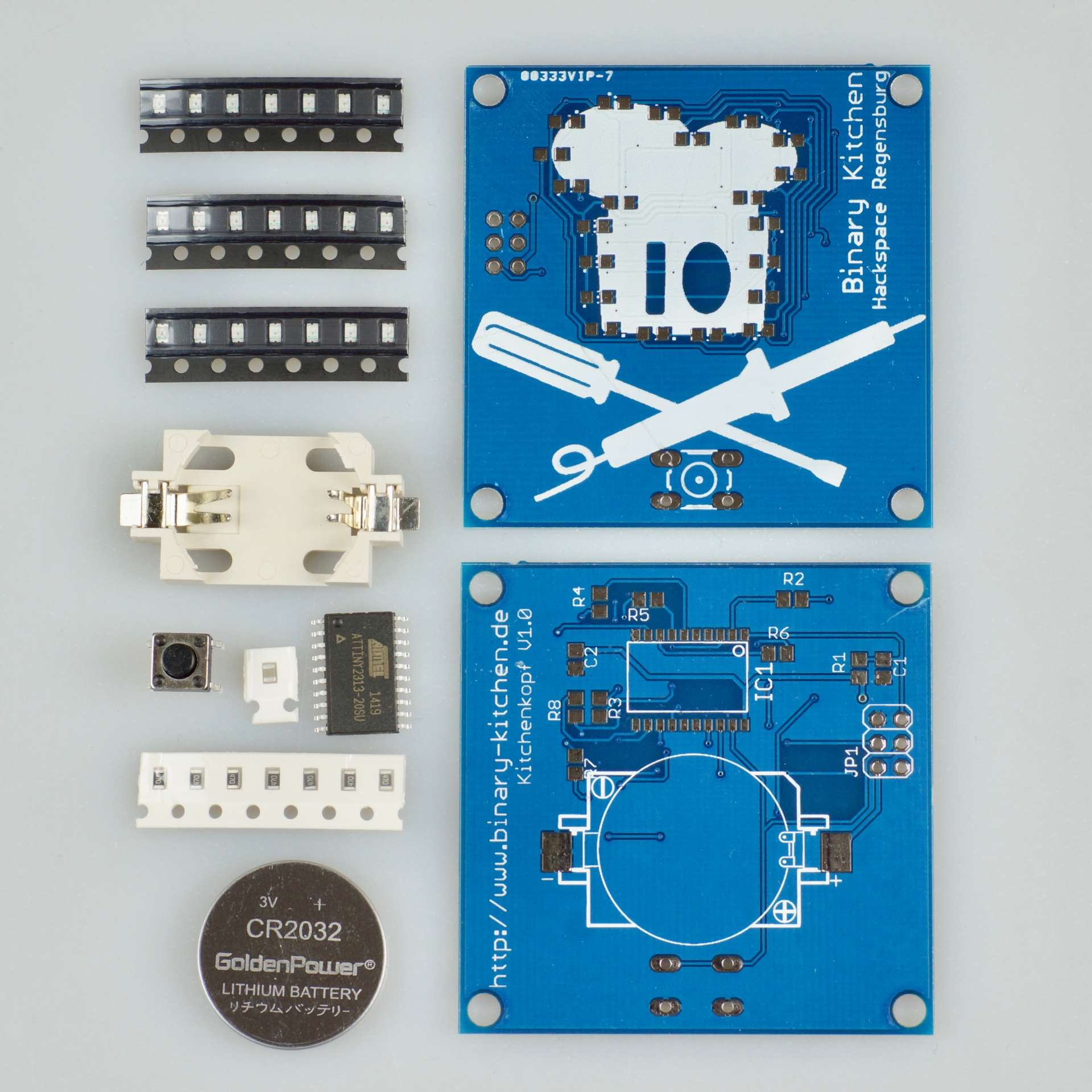 Kitchenkopf mit SMD - Ein mittlerer Bausatz mit SMD zum Umhängen