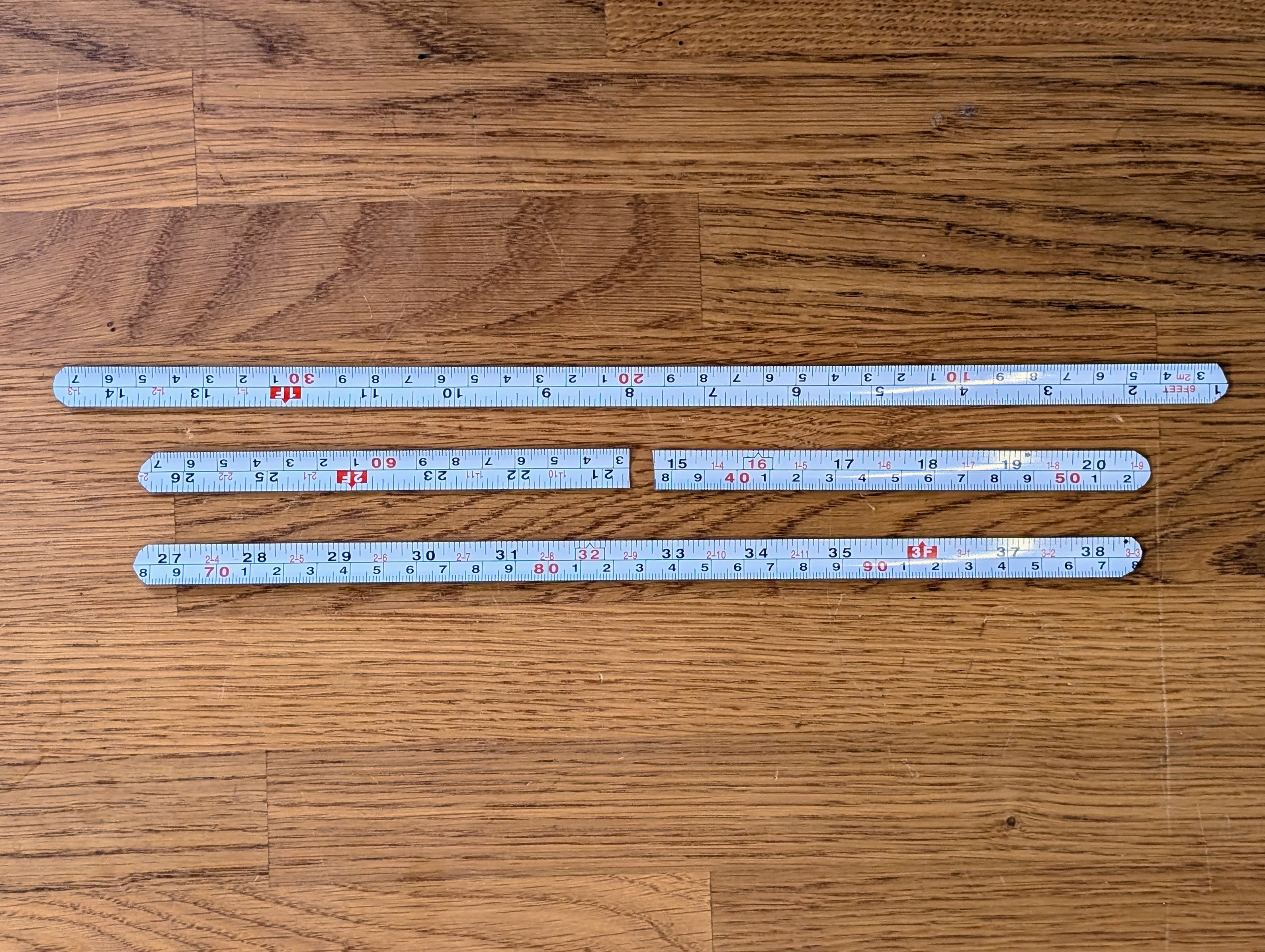 Draussenfuchs 433MHz Yagi Antennenbausatz - Nur die Maßbandteile