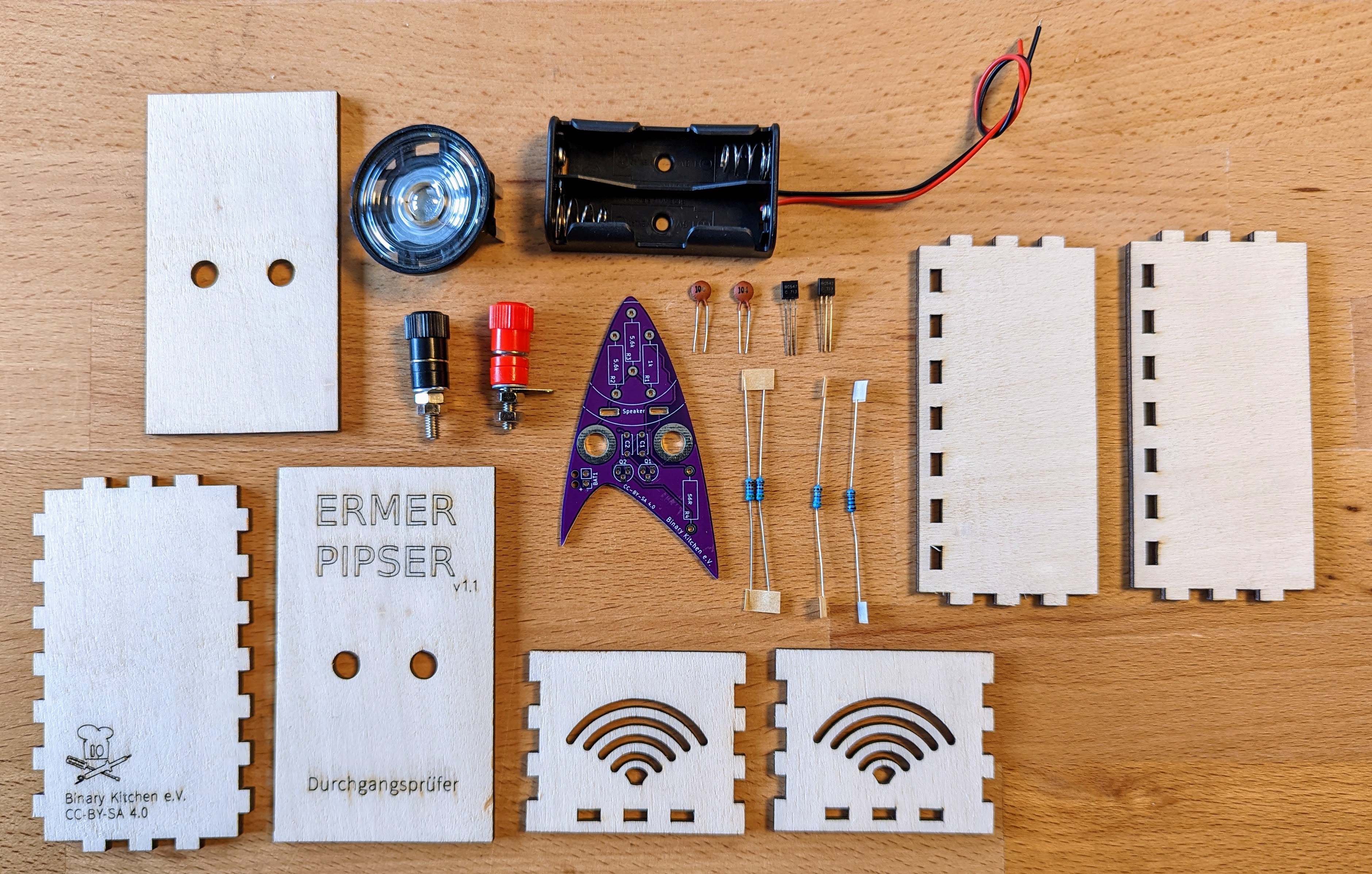 Ermer beeper - continuity tester not of this world