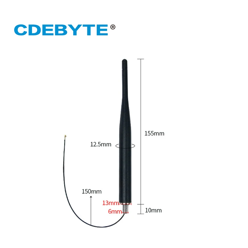 868 MHz antenna - Ebyte TX868-JZLW-15 with IPEX-1 connector