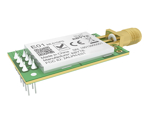  NRF wireless module – side view showing pin header