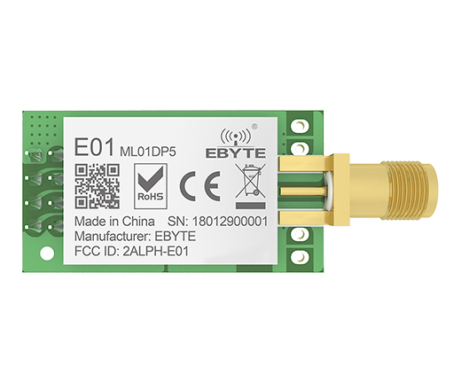 Ebyte radio module NRF24L01 E01-ML01DP5 2.4 GHz incl. matching 3dBi antenna