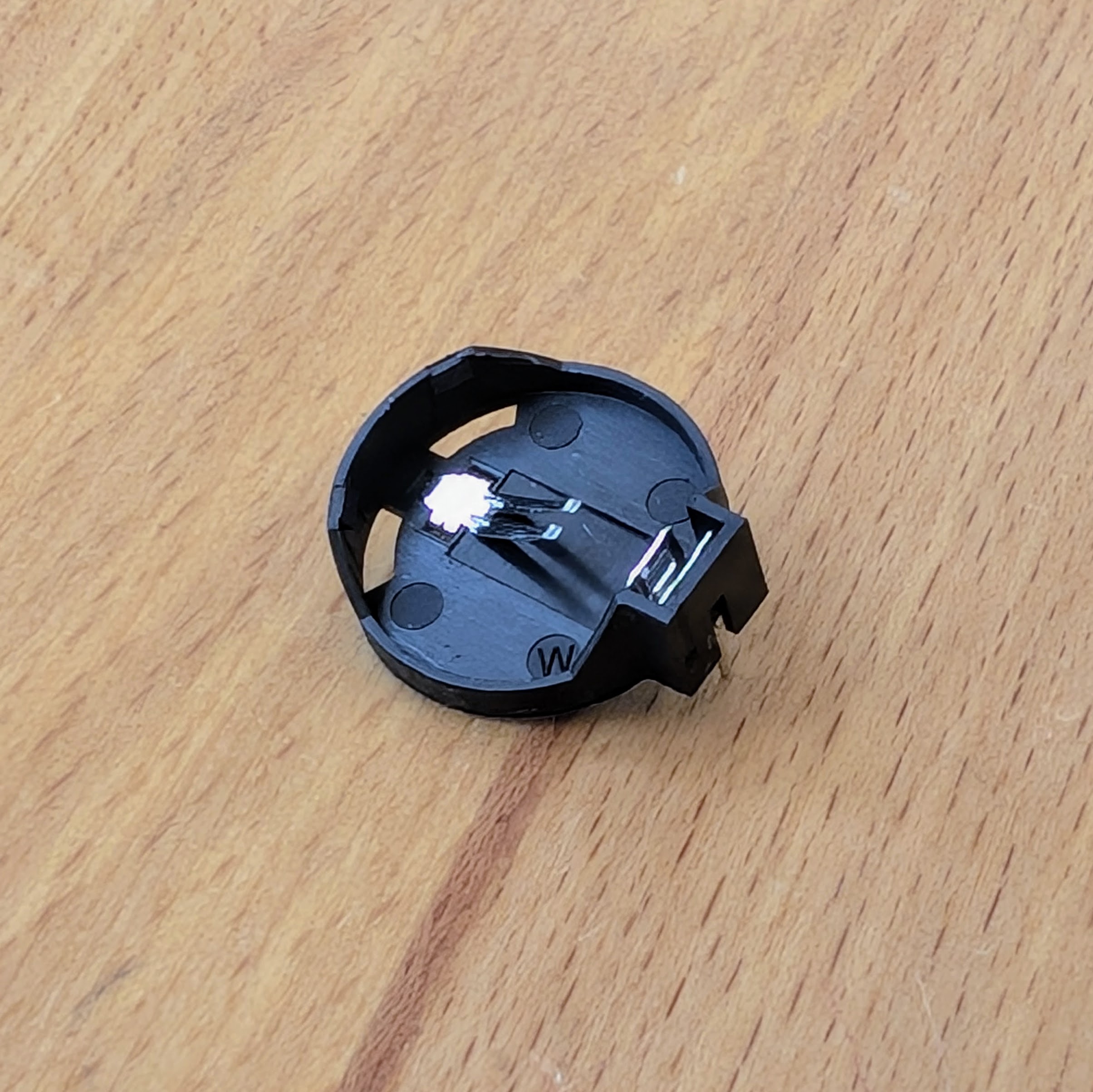 CR2032 Battery holder THT version horizontal