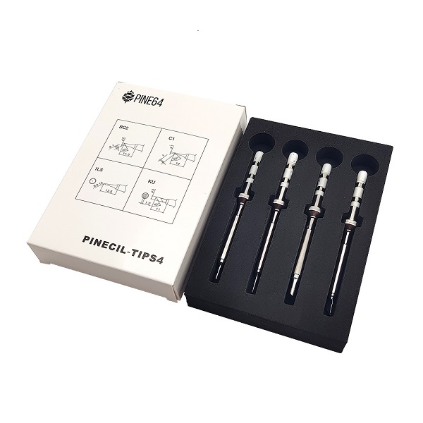 PINECIL soldering tip set - Fine, short tip PINECIL soldering tip set - Fine, short tip