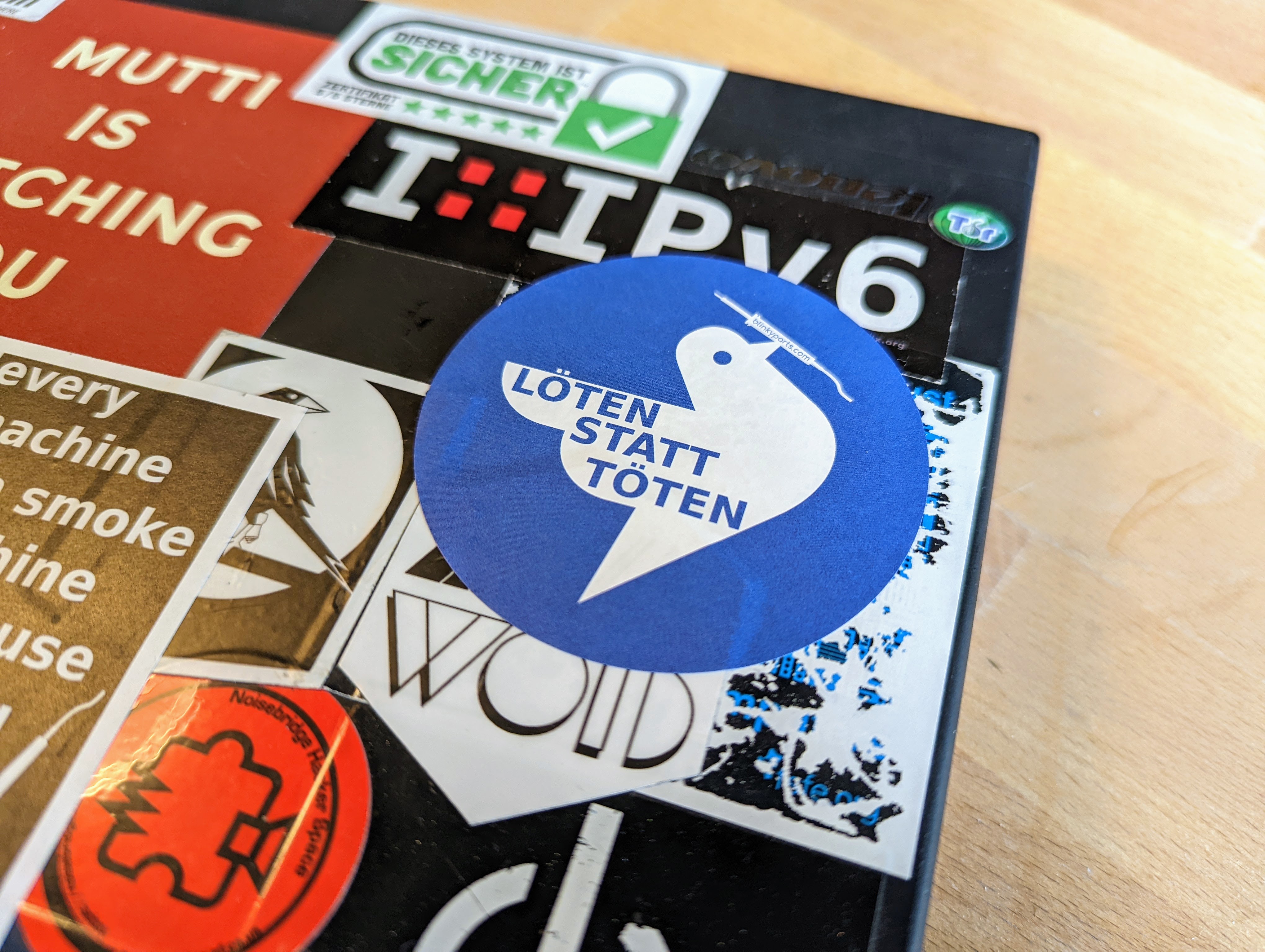 Sticker package: 10x Löten Statt Töten