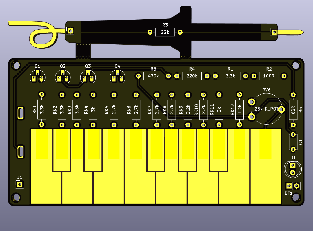 Sawtooth organ - Simple soldering kit for making music