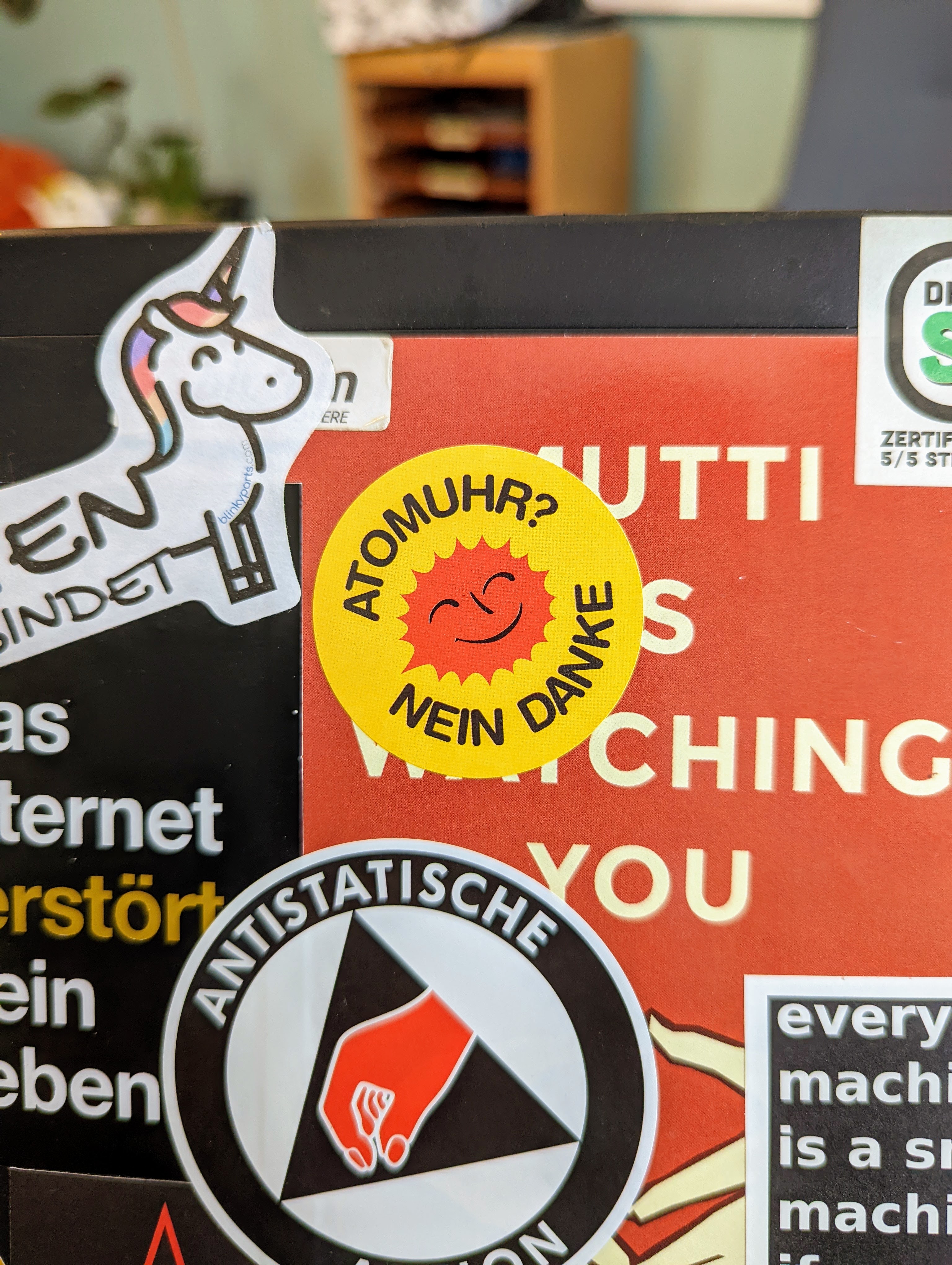 Aufkleber-Paket: 10x Atomuhr? Nein Danke!