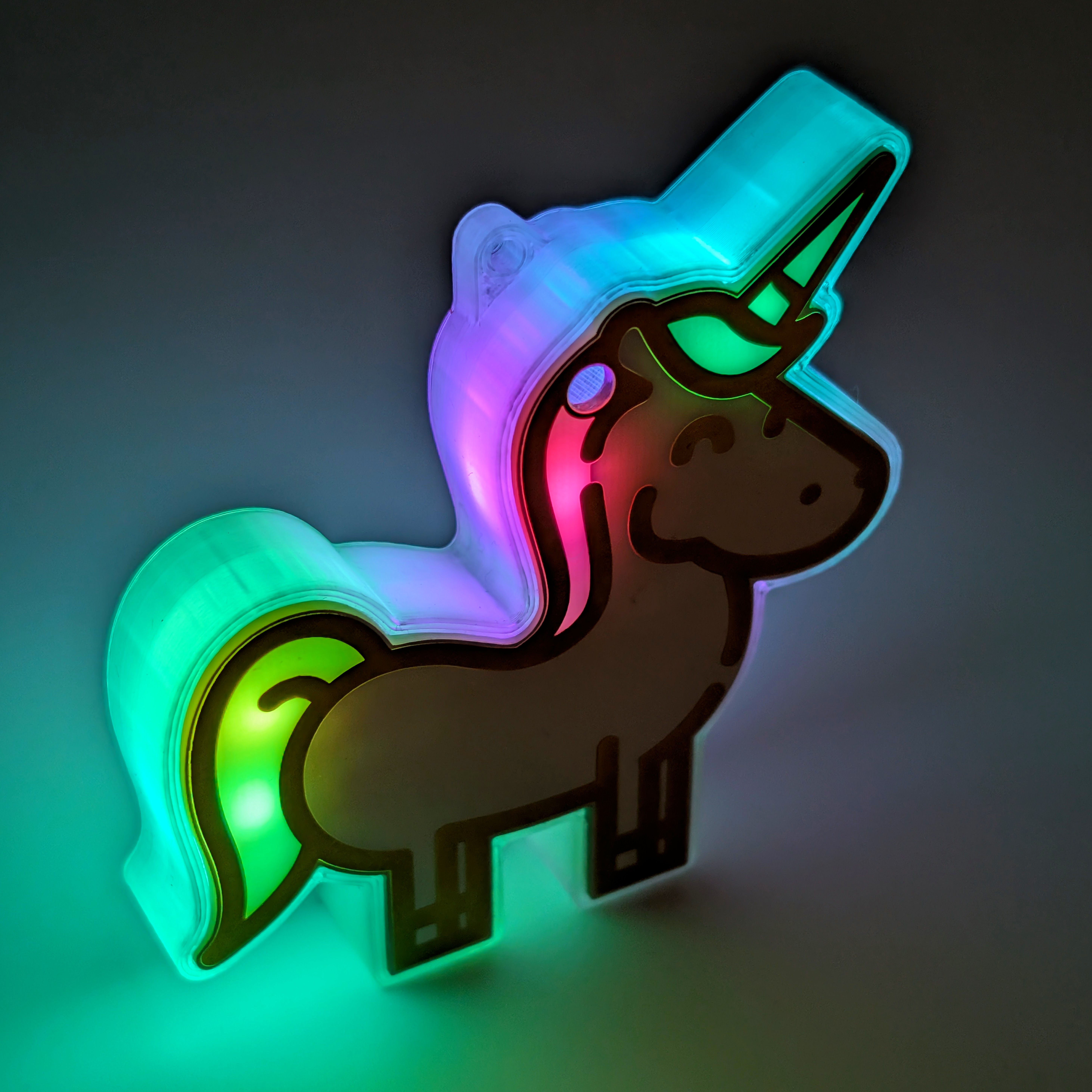 Snapfit Case for the Rainbow Unicorn Soldering Kit