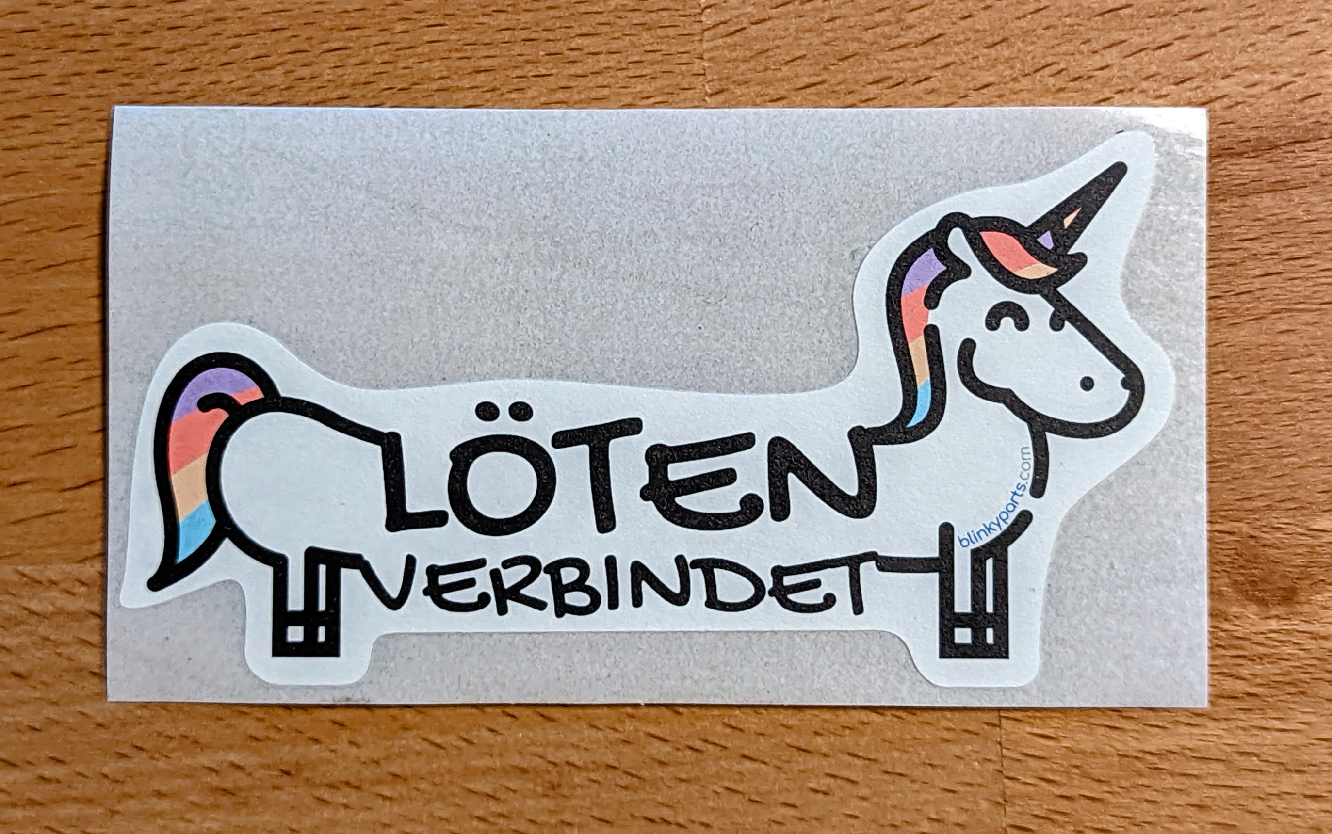 Sticker pack: 10x Soldering Connects Unicorn