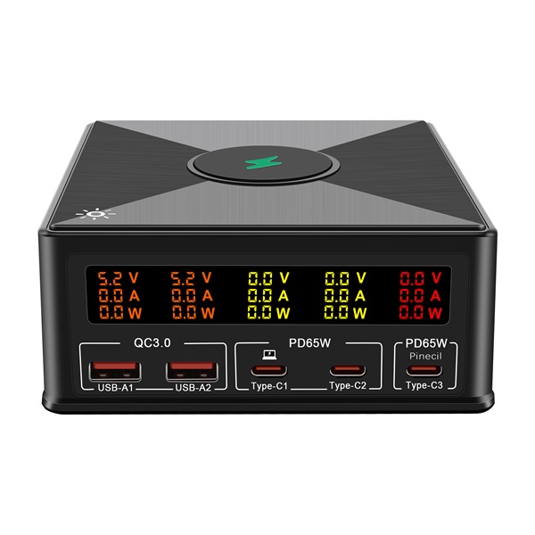 Pinepower - Desktop USB-Power-Station mit 165W PD und QC3.0