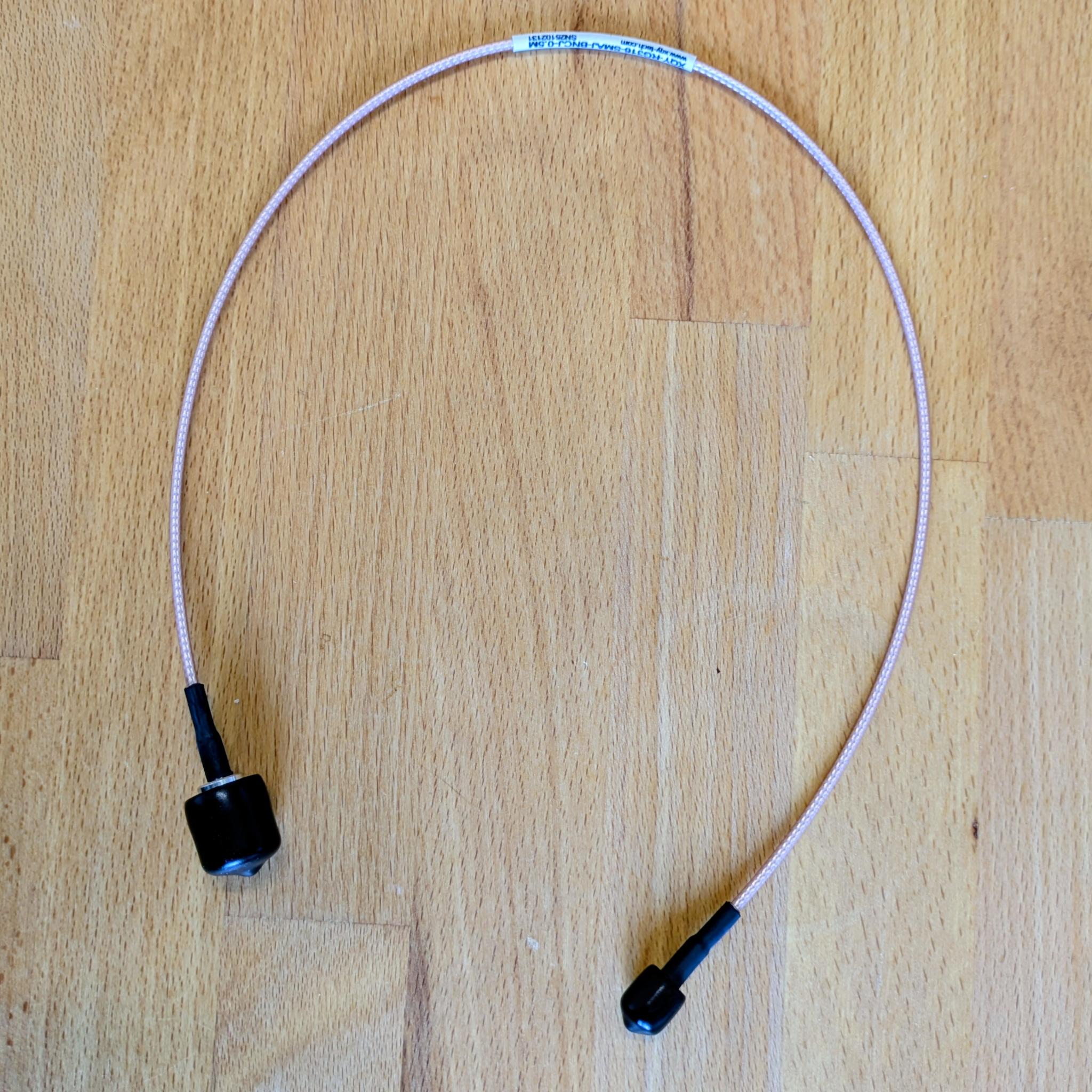 Coaxial Cable – BNC Male to SMA Male (1 m, 50 Ohm)