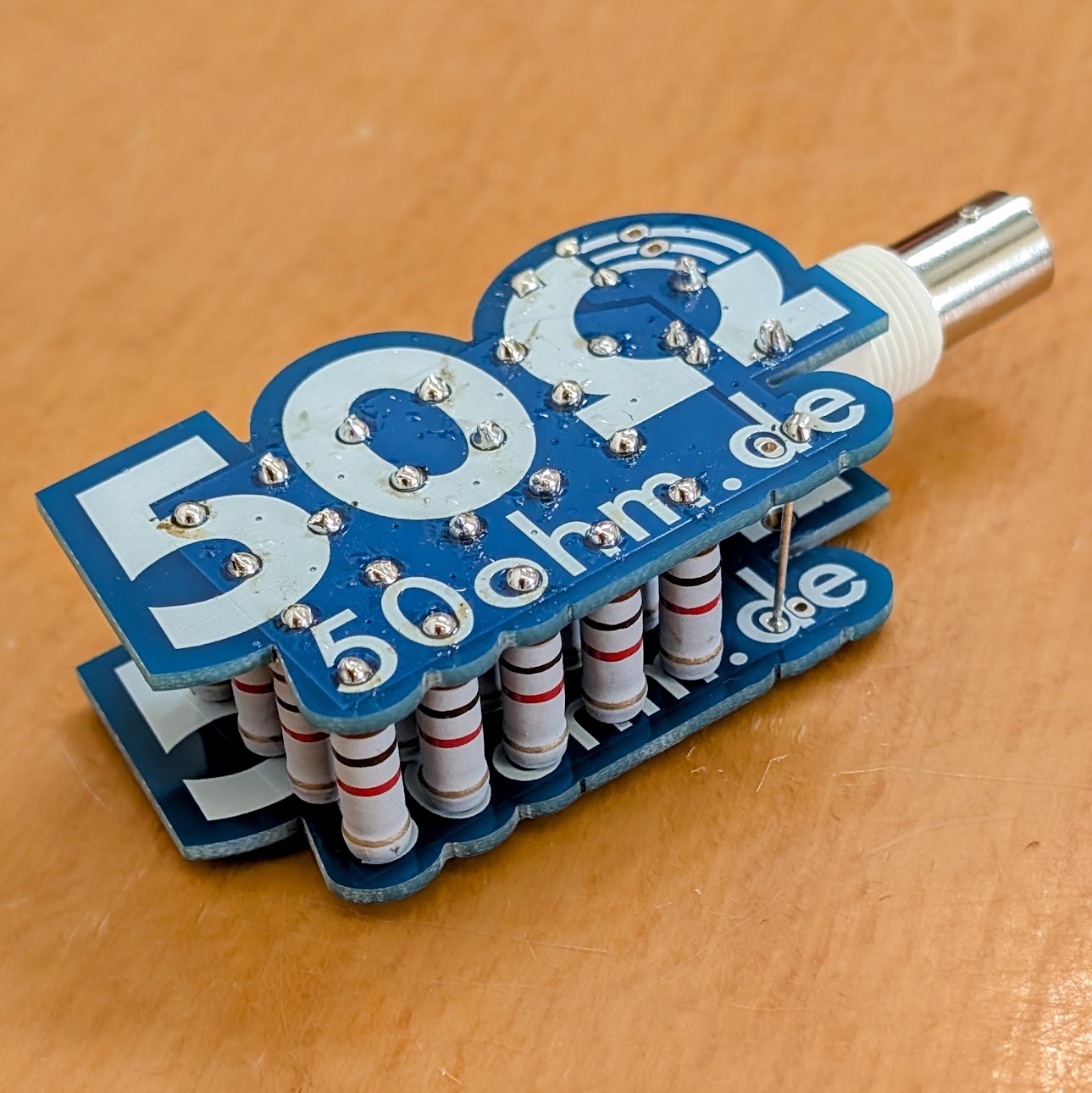 Die vollständig gelötete 50 ohm dummy load